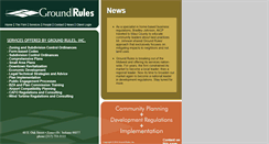 Desktop Screenshot of groundrulesinc.com